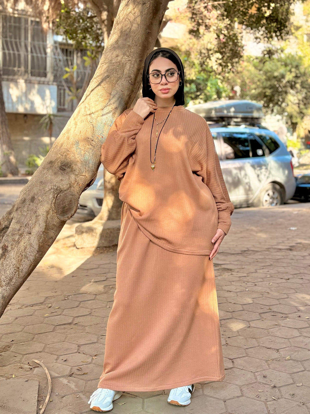 Crinkle Set with Skirt