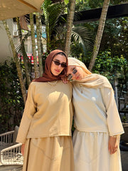 Turkish Linen Set with Skirt
