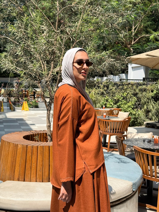 Turkish Linen Set with Skirt