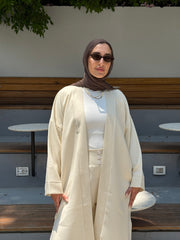 Wide Leg Linen Set
