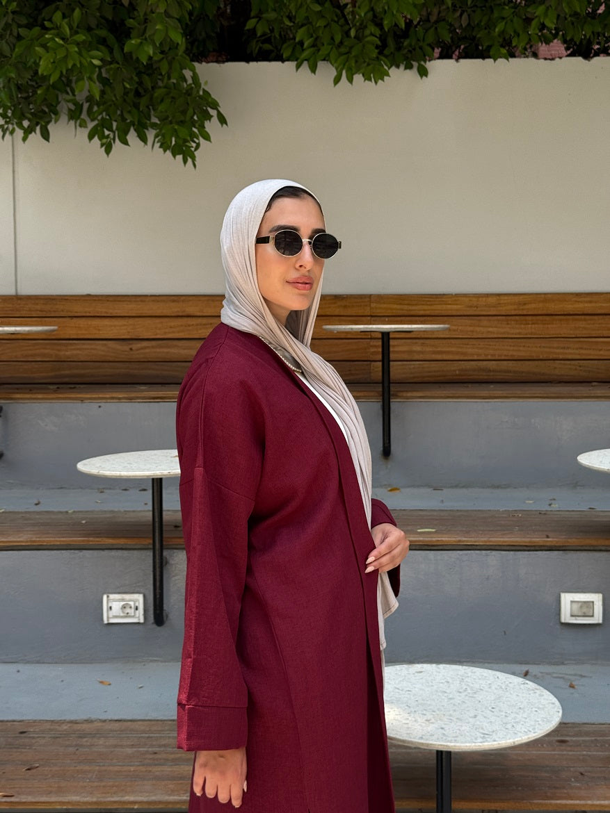 Wide Leg Linen Set