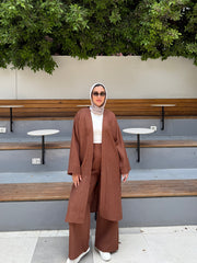 Wide Leg Linen Set
