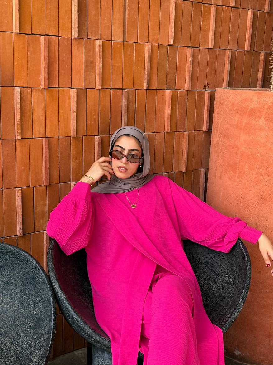 Wavy Turkish Linen Dress