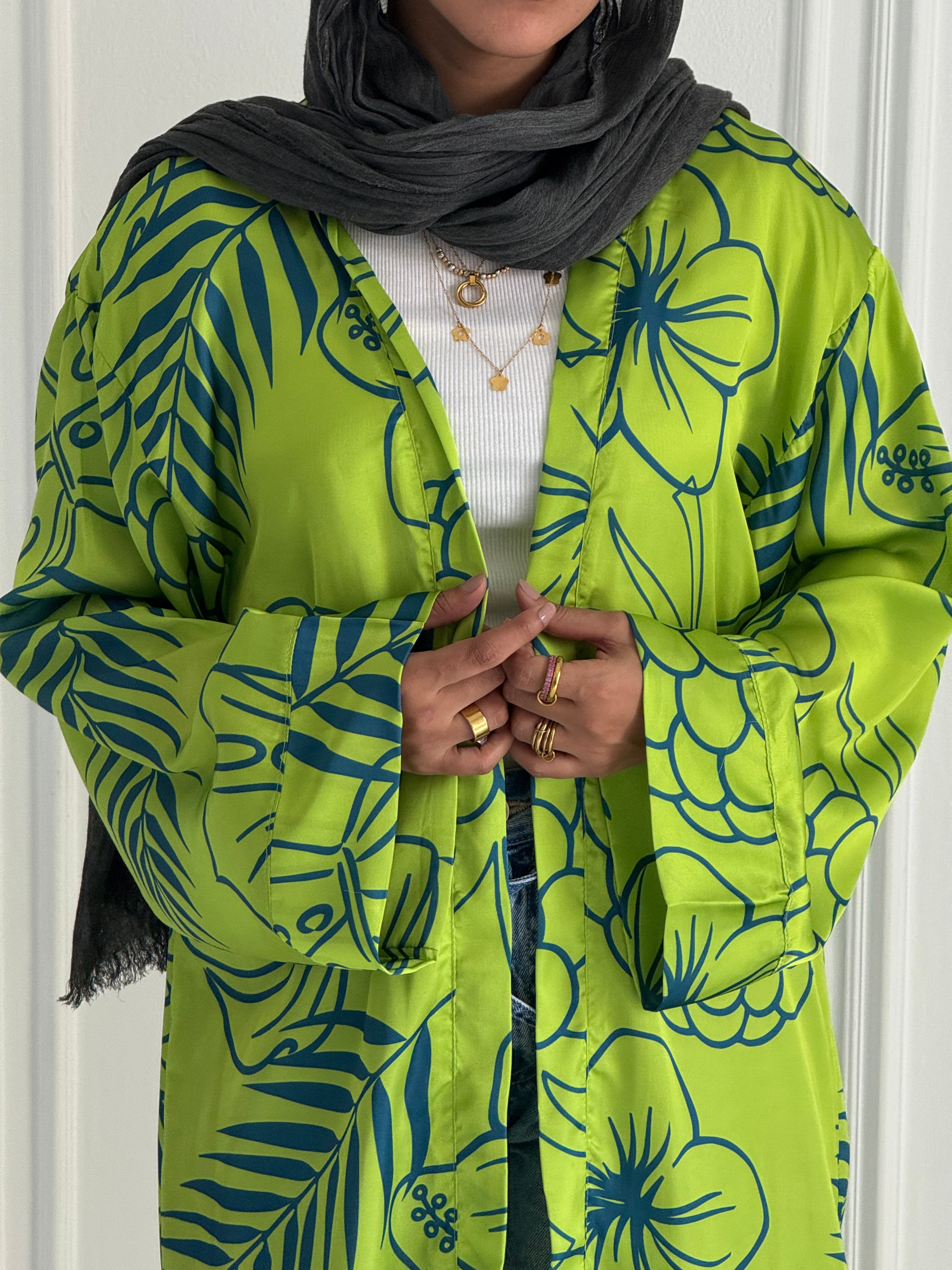 Havana Satin Cardigan