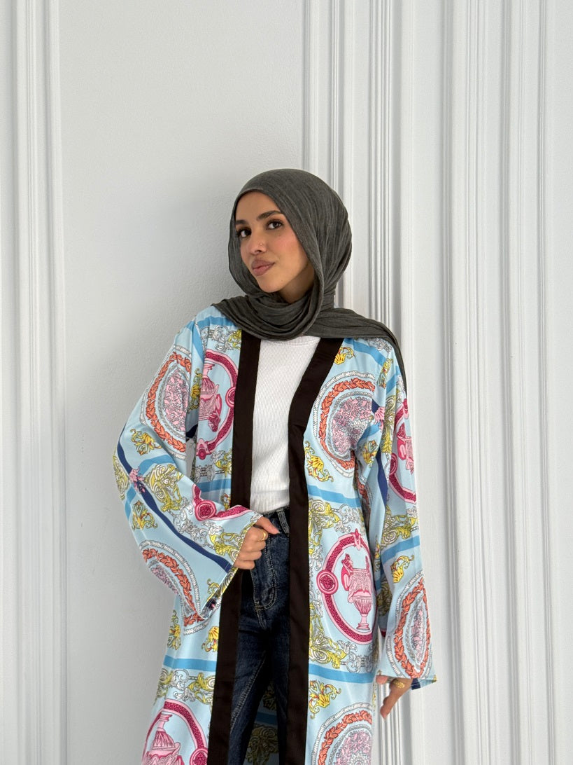 Satin Blossom Cardigan