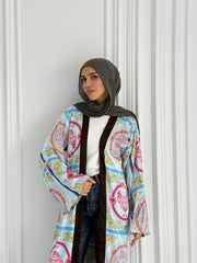 Satin Blossom Cardigan
