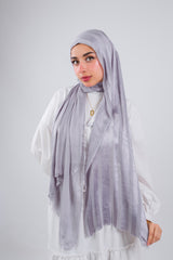 Soft Linen Scarf - Grey