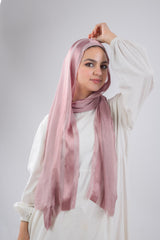 Linen Chiffon Scarf - Cashmere