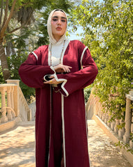 Embroidered Pure Linen Set