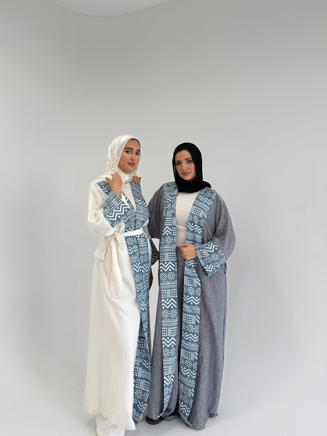 Printed Cardigan with Pants