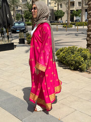 Fuchsia Calm Satin Set