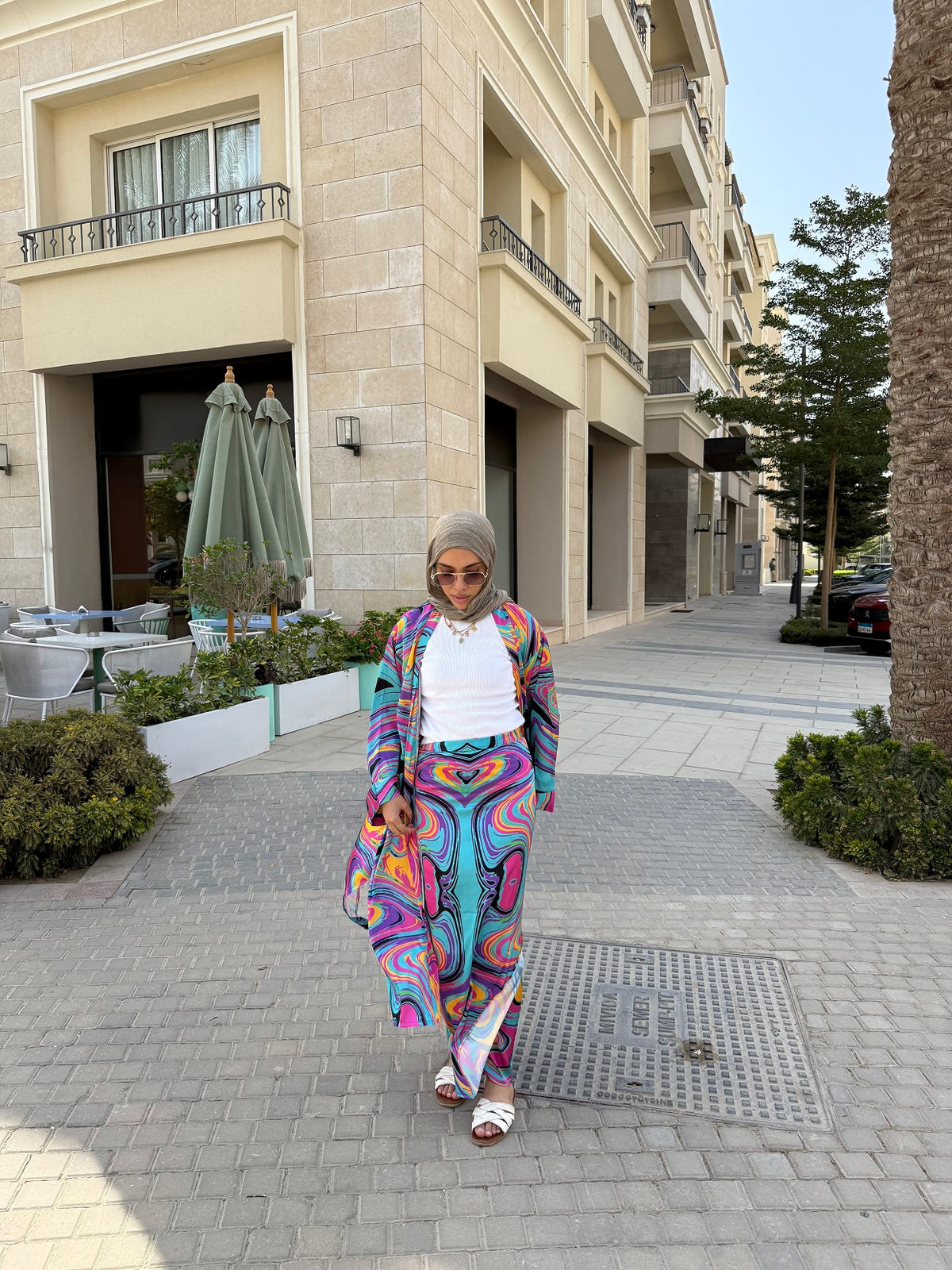 Colourful Mix Satin Set