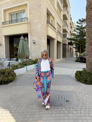 Colourful Mix Satin Set