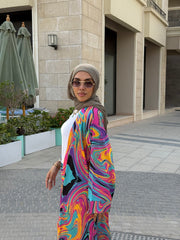 Colourful Mix Satin Set