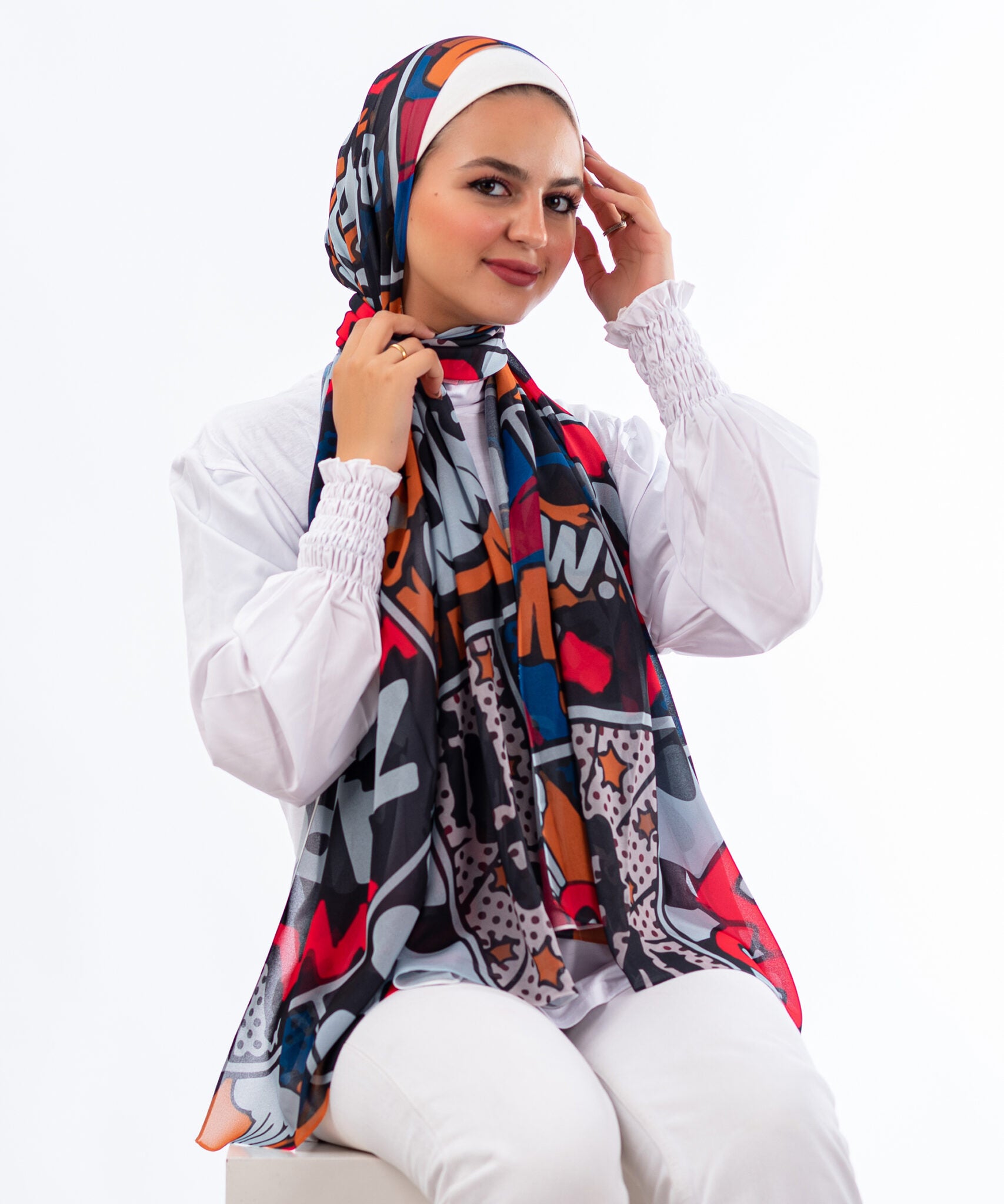 Chiffon Printed Scarf