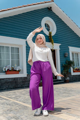 Linen Pants - Purple