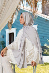 Elegance Modal Scarf - Light Grey