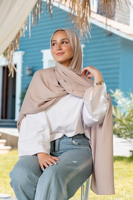 Elegance Modal Scarf - Tan Beige