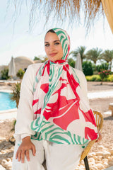 Sunday mornin Printed Chiffon Scarf