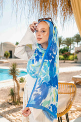 Breezy Printed Chiffon Scarf