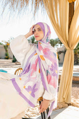 Soft Printed Chiffon Scarf