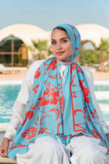 Jasmin Printed Chiffon Scarf