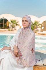 Violette Printed Chiffon Scarf