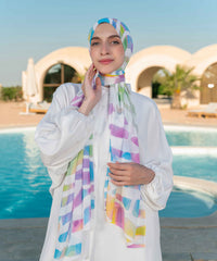 Smoothie Printed Chiffon Scarf