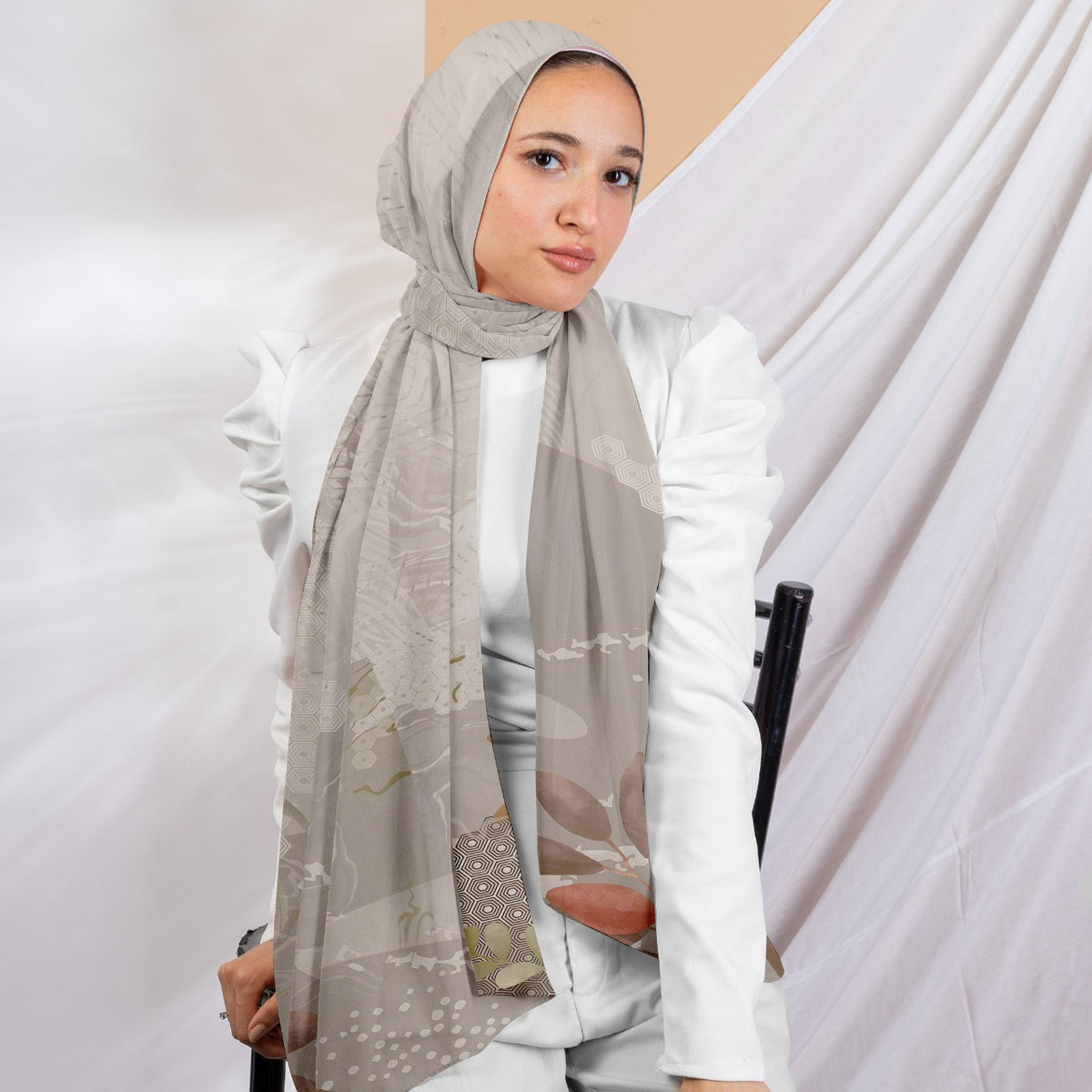 Selvia  Printed Chiffon