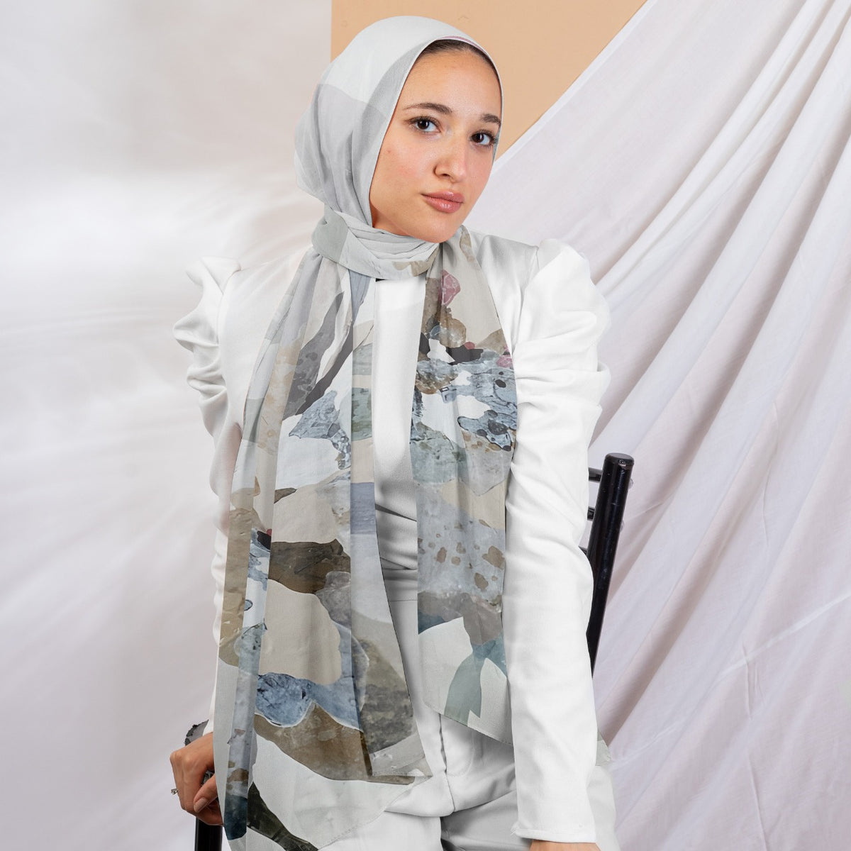 Drapelle Printed Chiffon