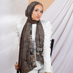 Shevron Printed Chiffon